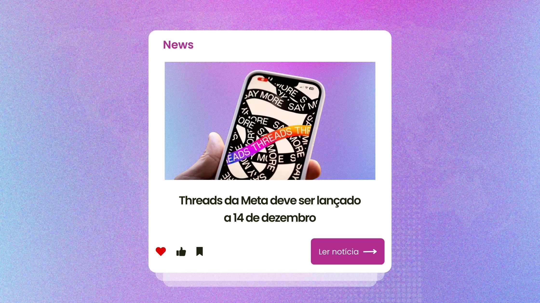 Threads da Meta deve ser lançado a 14 de dezembro